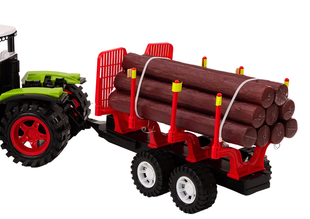 Farm Tractor With Wood Trailer 9 Bali Trees Green Drive