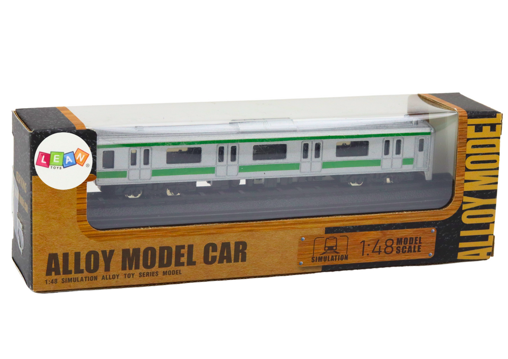 Collectible Model Train Wagon 1:48 Metal Silver