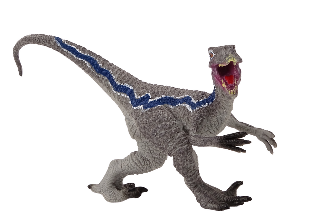 Dinosaur Collectible Figurine Velocitaptor Gray 1El