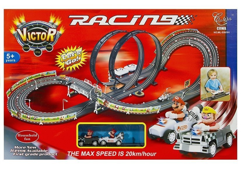 Mario Racing Track with 2 cars - 452cm