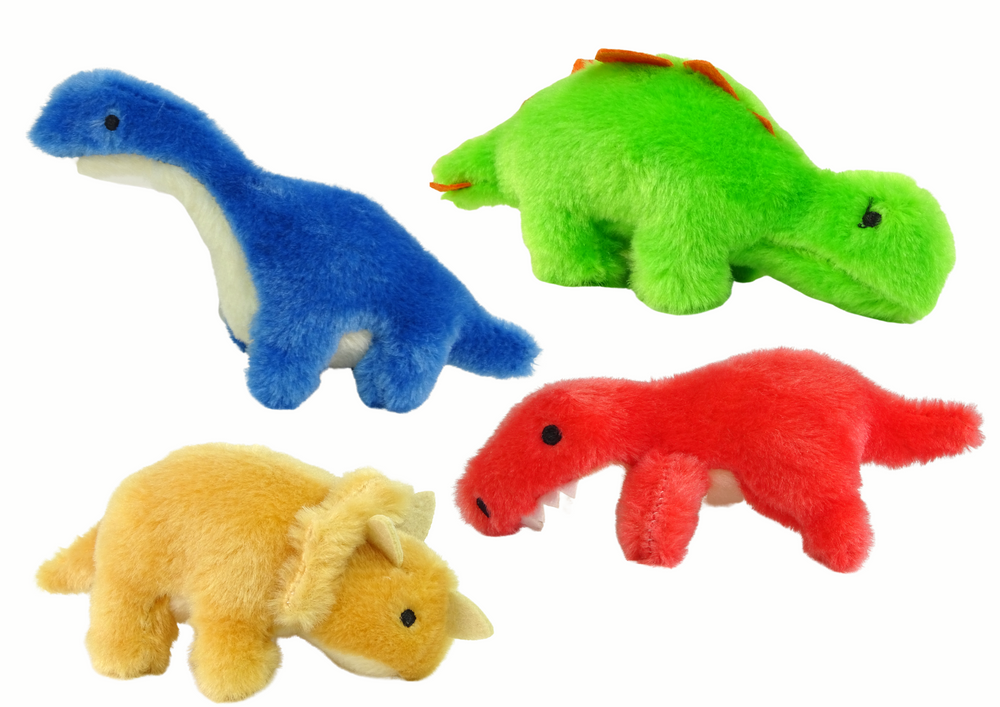 Mini Plush Animal Dinosaur 4 Species