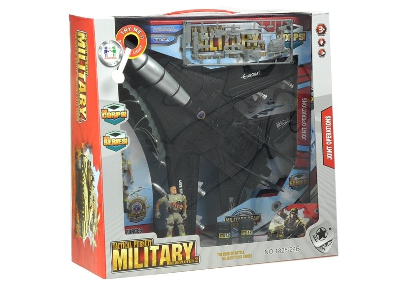 Jet Fighter Military Aircraft with Sounds & Lights