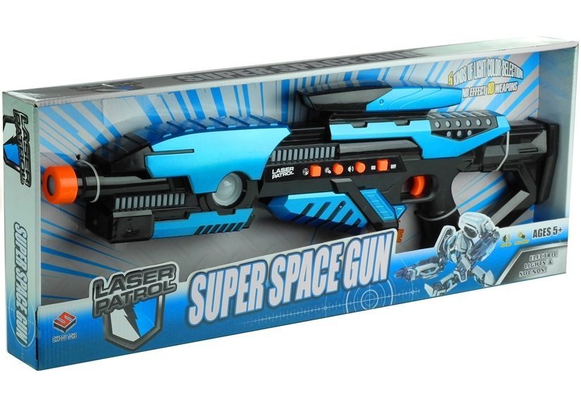 Super Space Gun Laser Patrol Pistol