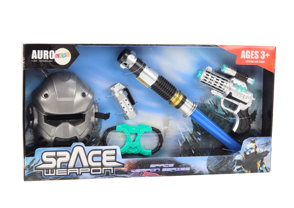 Lightsaber Gun Mask Space Warrior