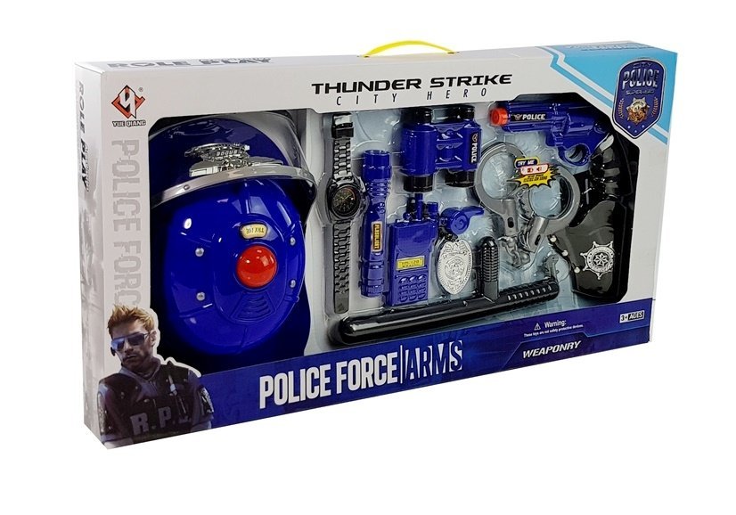 Police Play Set with Weapons Lights and Sounds