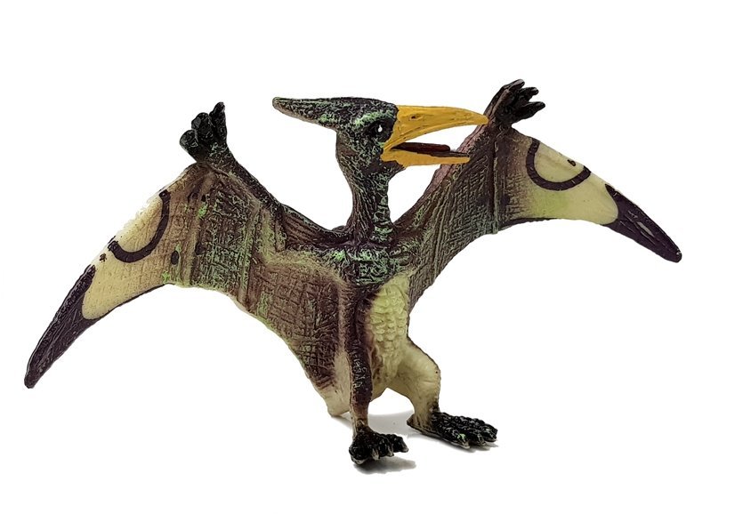 Set of Stegosaurus, Pteranodon Dinosaur Figurines