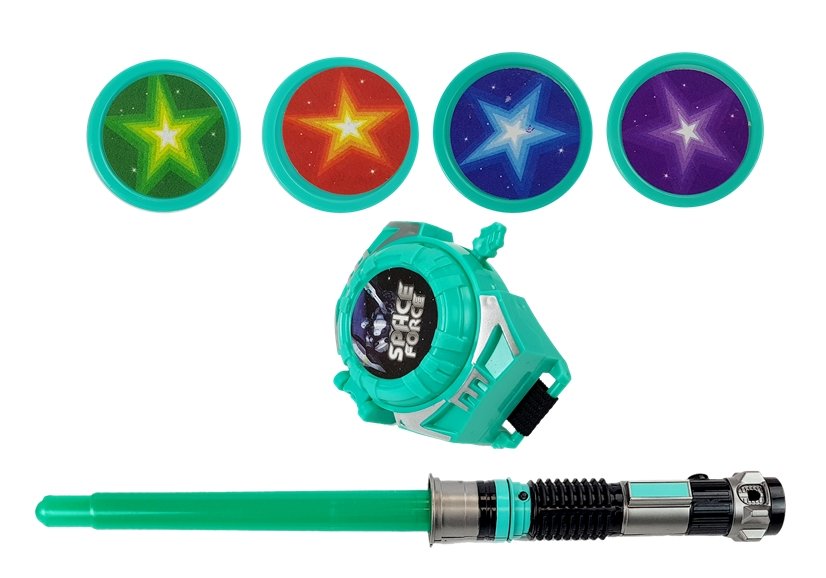 Set of Laser Gun Lightsaber Disk Thrower