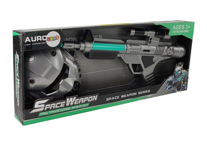 Laser Pistol Space Space Kit with Mask