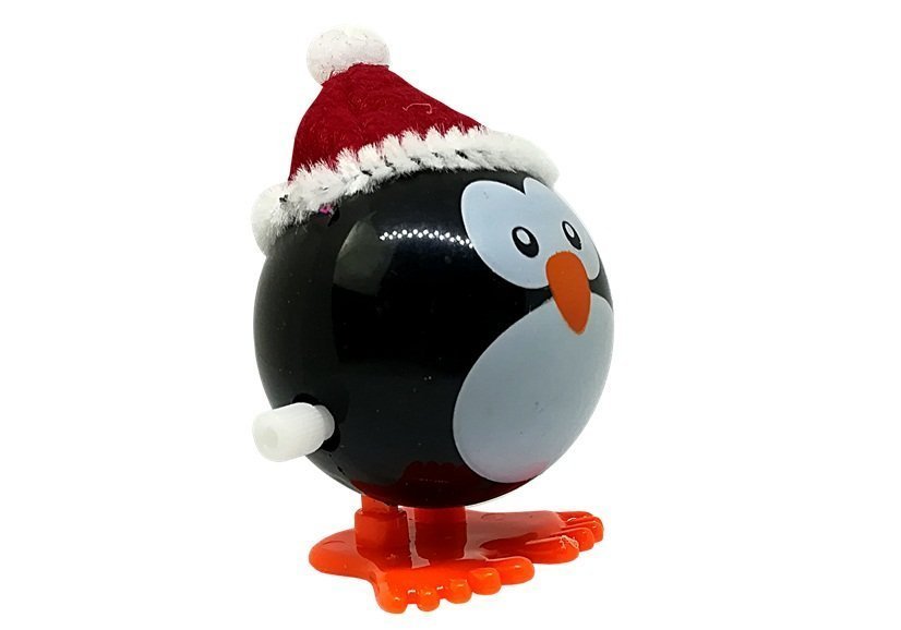 Set of wind up Christmas toys Penguin  12 pieces reindeer Snowman Santa Claus