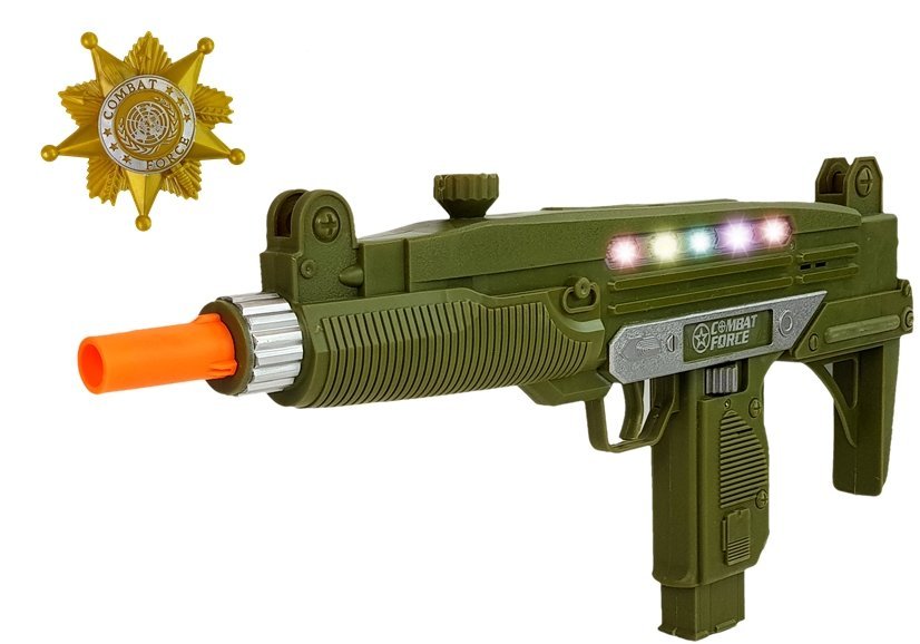 Military Set Gun Sound Lights Badge 37 cm