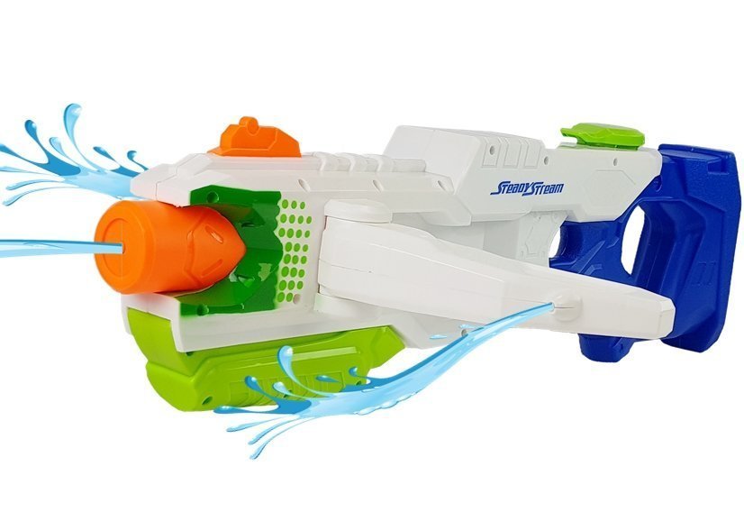 Water Gun Blue - White 1000ml  Fold- Out Sides