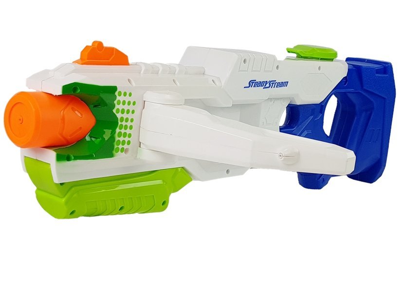 Water Gun Blue - White 1000ml  Fold- Out Sides