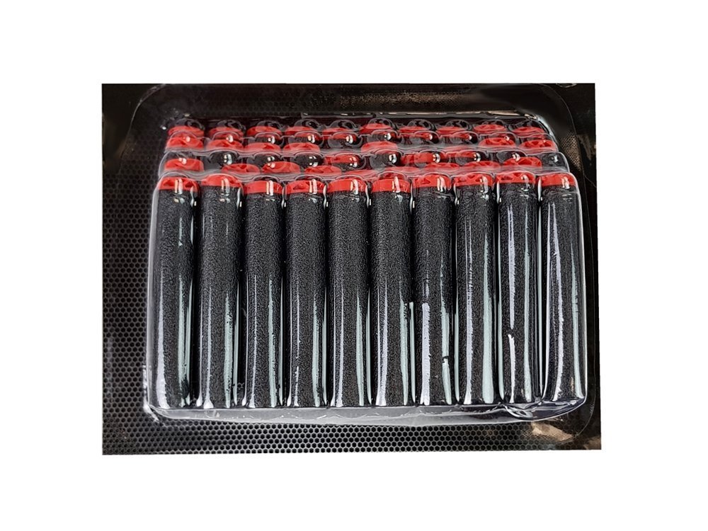 Foam Cartridge Gun 40 Piece Red/Black Target