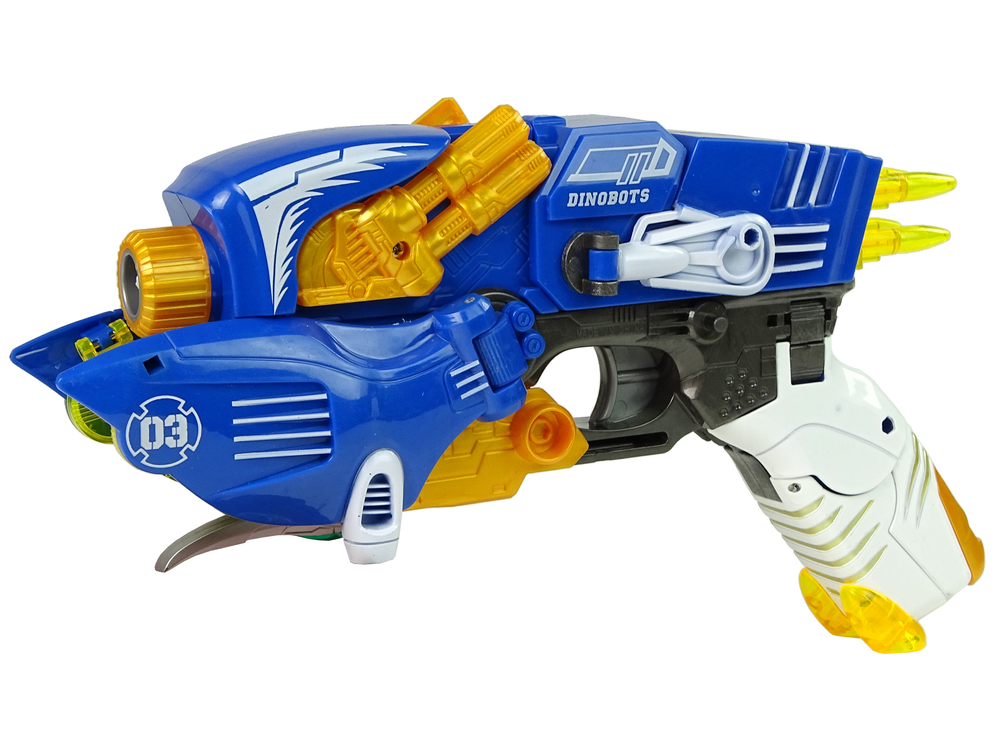 Dinobots 2 in 1 Dinosaur Shotgun Blue Pterosaur Shield