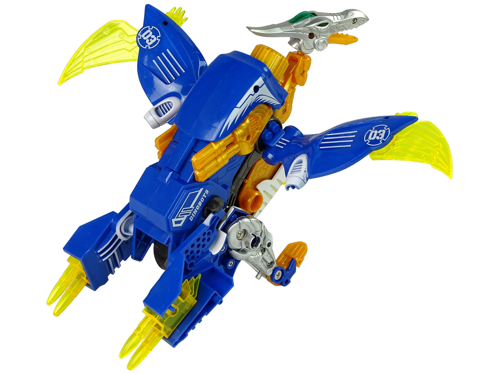 Dinobots 2 in 1 Dinosaur Shotgun Blue Pterosaur Shield