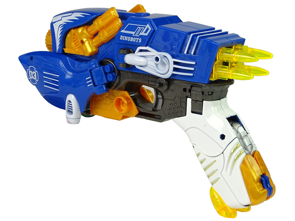 Dinobots 2 in 1 Dinosaur Shotgun Blue Pterosaur Shield