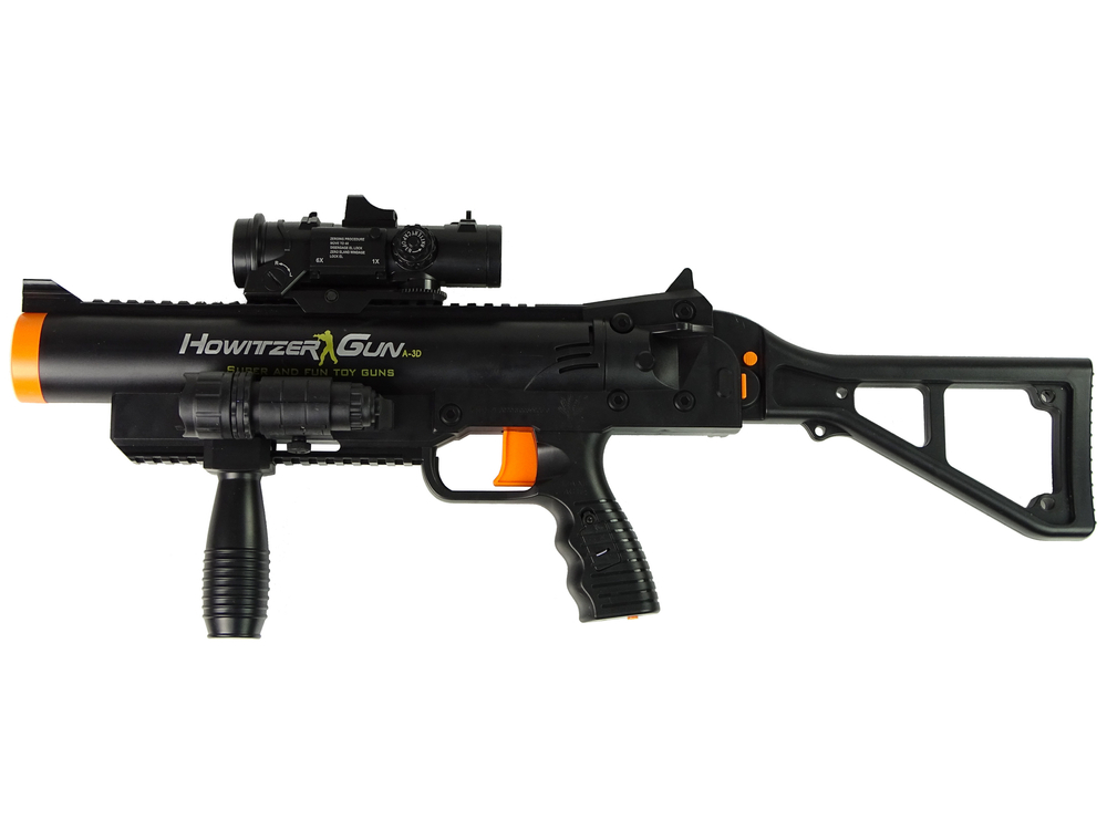 Rifle Grenade Launcher with Sound Flashlight Black