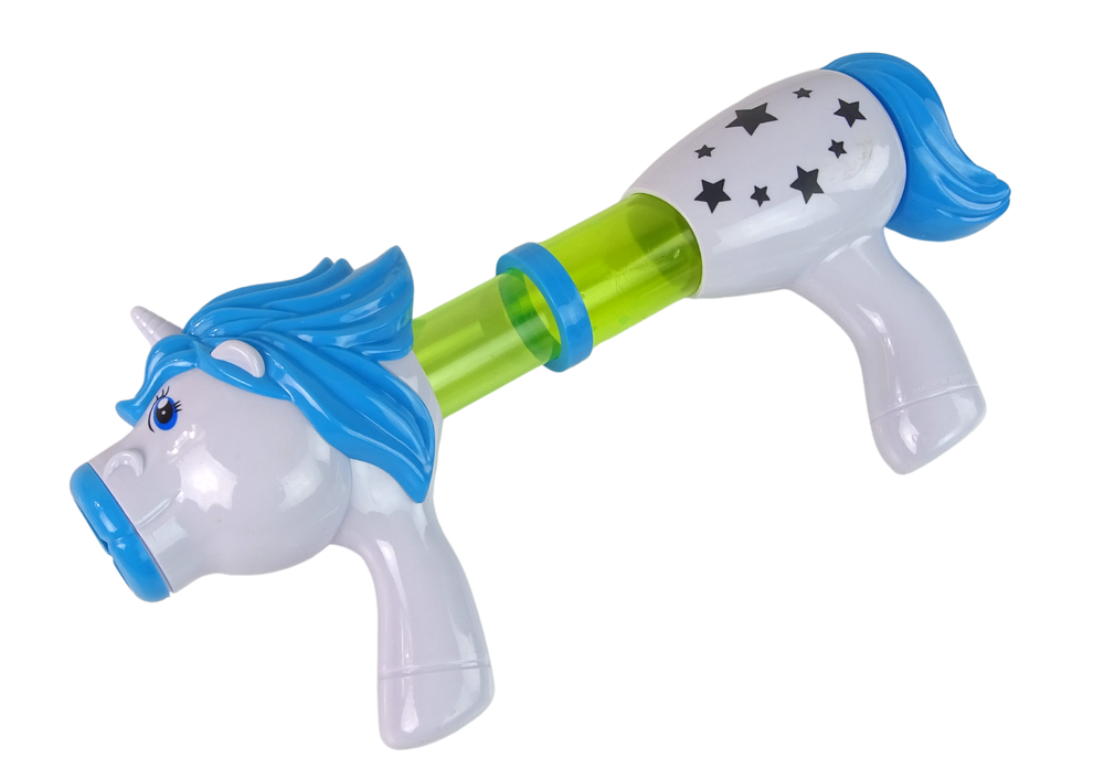 Soft Ball Launcher Gun Unicorn Blue