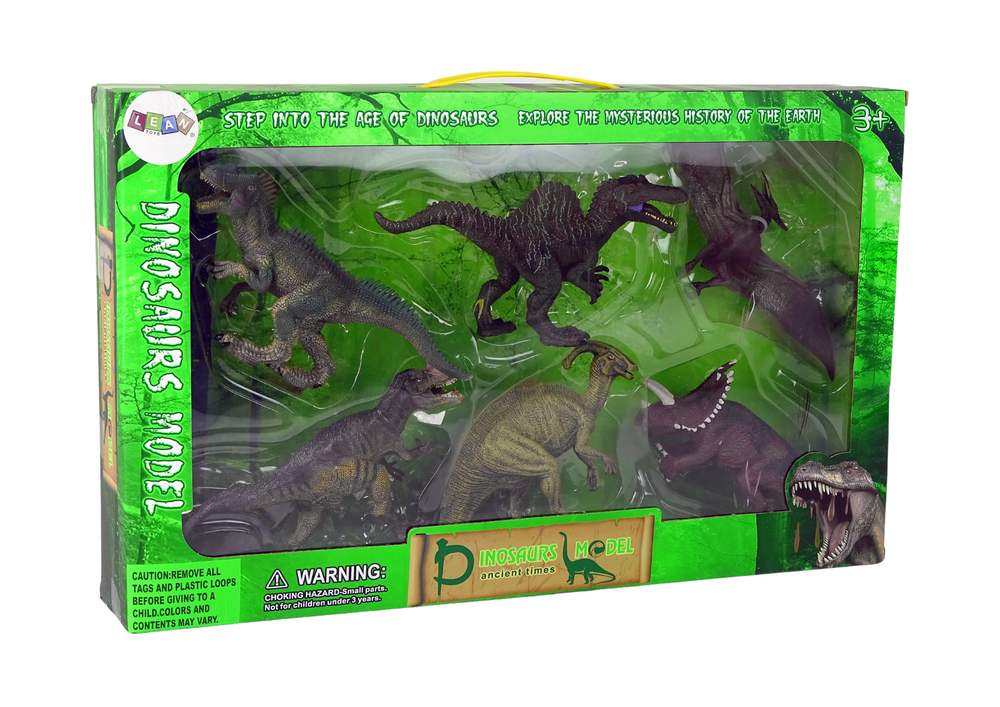 Dinosaur set of 6 pieces Large Model Figures Prehistoric World