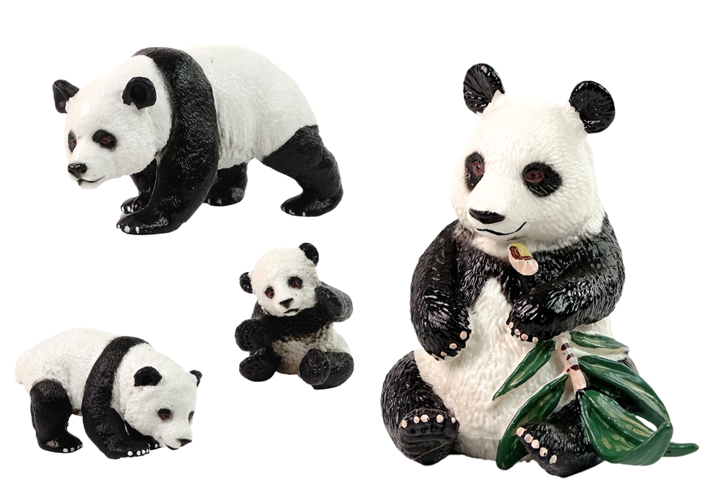 Figurine Animals Set Parrot Panda