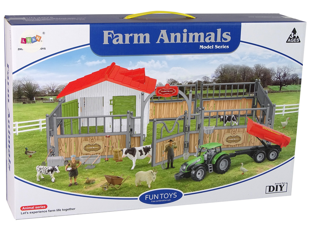 DIY Farm Kit High Fence Animals Cow Duck