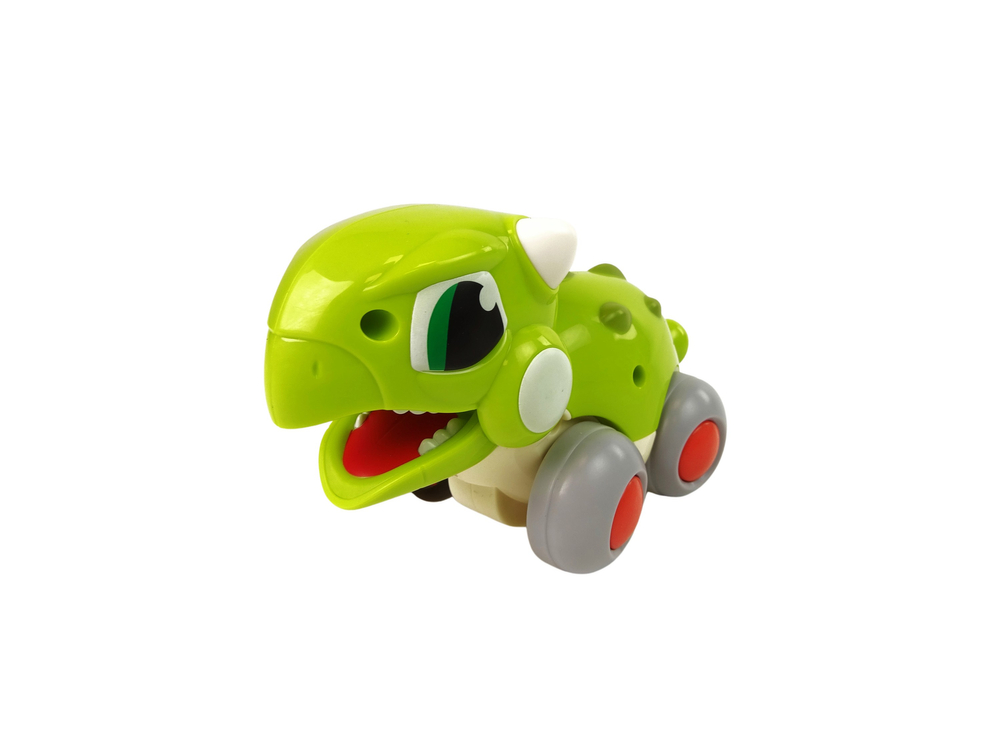 Dinosaur On Wheels Green Figure