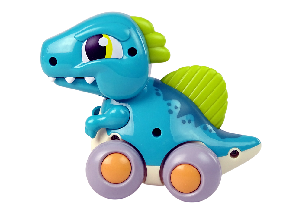 Dinosaur on Wheels Blue Figure