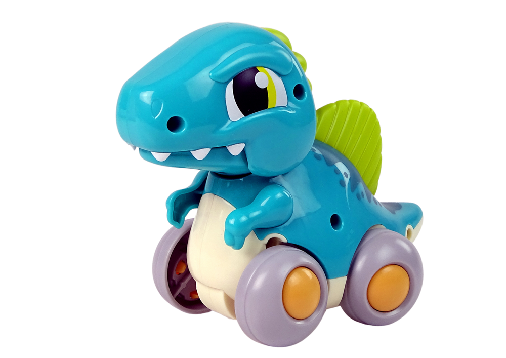 Dinosaur on Wheels Blue Figure