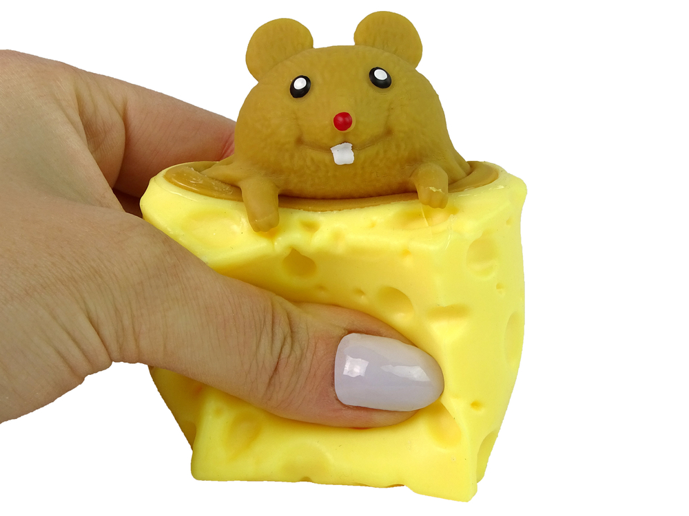 Squishy Cheese Mouse Squishy Sensory Mouse Pop It