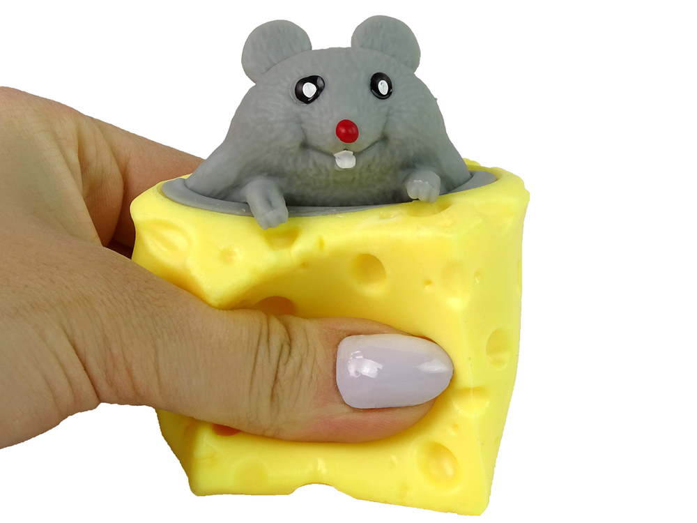 Squishy Cheese Mouse Squishy Sensory Mouse Pop It