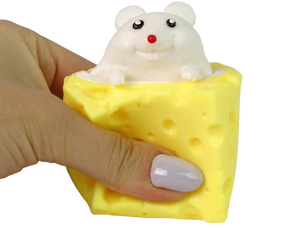 Squishy Cheese Mouse Squishy Sensory Mouse Pop It