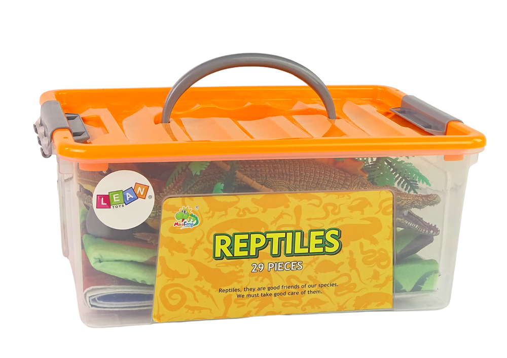 Reptile Amphibian Figure Set Accessories 22 pcs.