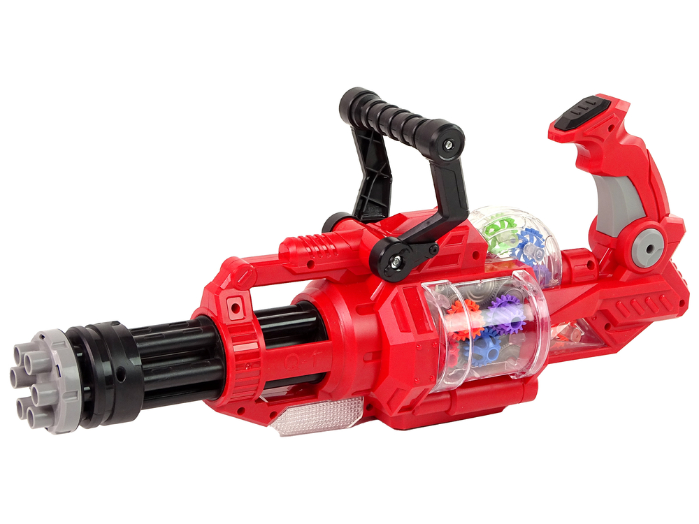 Electric Gun Rotating Cannon Light Sound Red