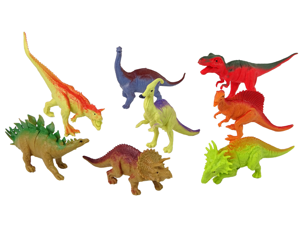 Set of Dinosaur Figures with Accessories 21 Pieces