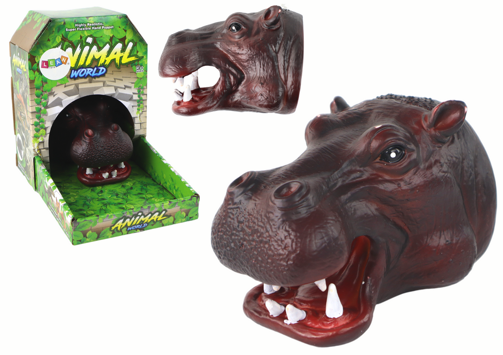 Animal Hippopotamus Hand Puppet