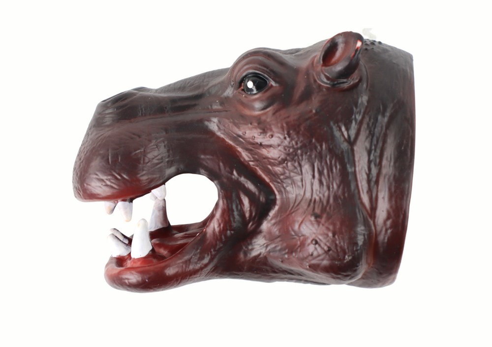 Animal Hippopotamus Hand Puppet