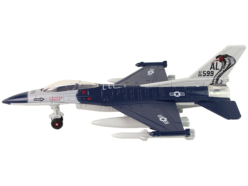 Airplane Friction Drive Lights Sounds 1:72 Navy