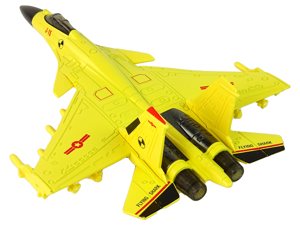 Yellow Friction Drive Fighter Plane 1:72