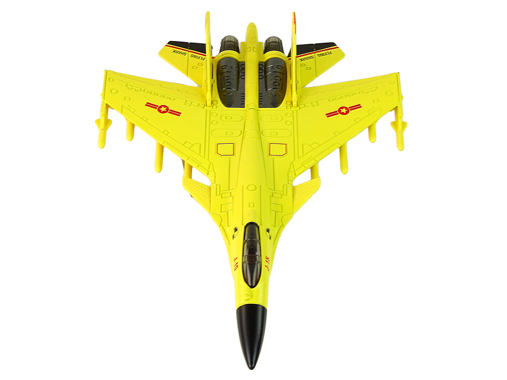 Yellow Friction Drive Fighter Plane 1:72