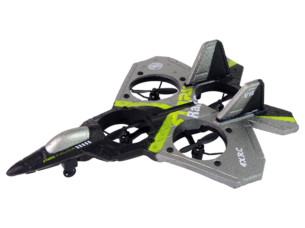 Remote controlled foam jet R/C 360 degrees