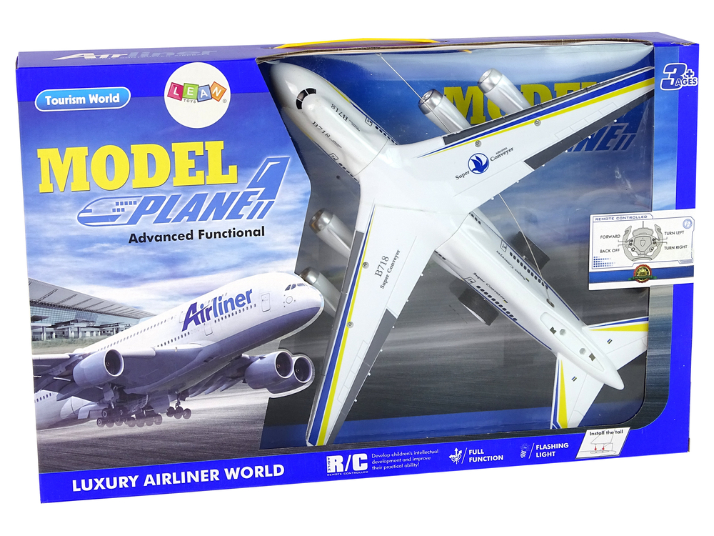 Remote Controlled RC Passenger Plane White