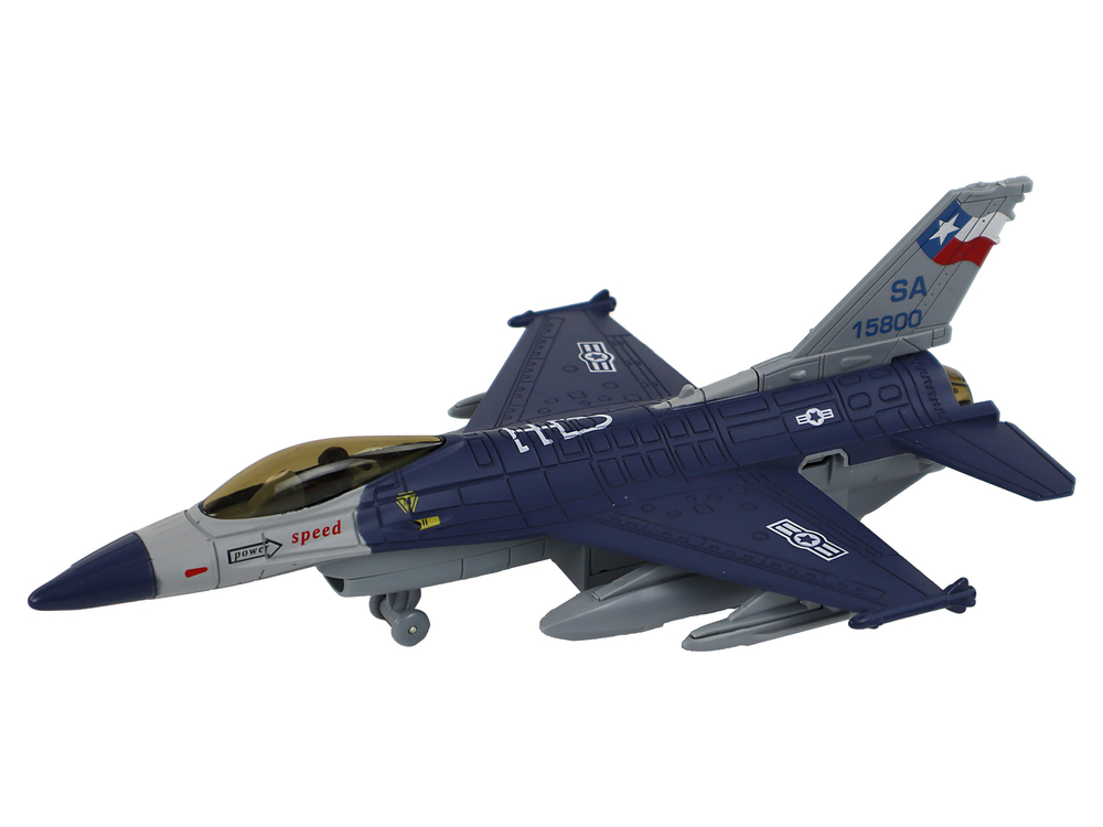 Model of a Friction Driven Airplane, navy blue or gray