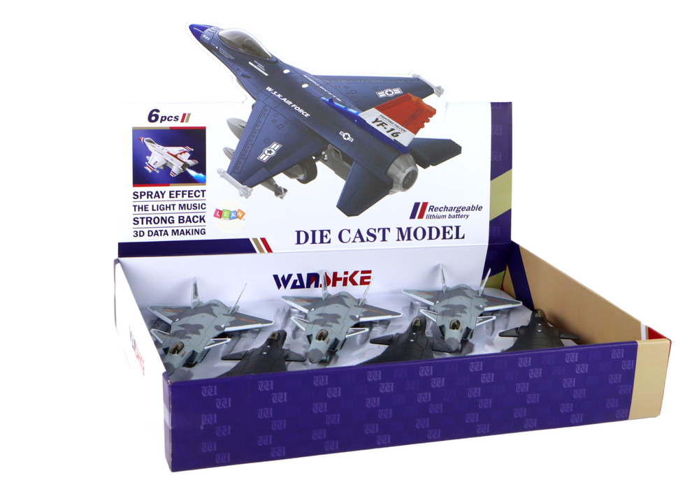 Model of a Friction Driven Airplane, black or gray