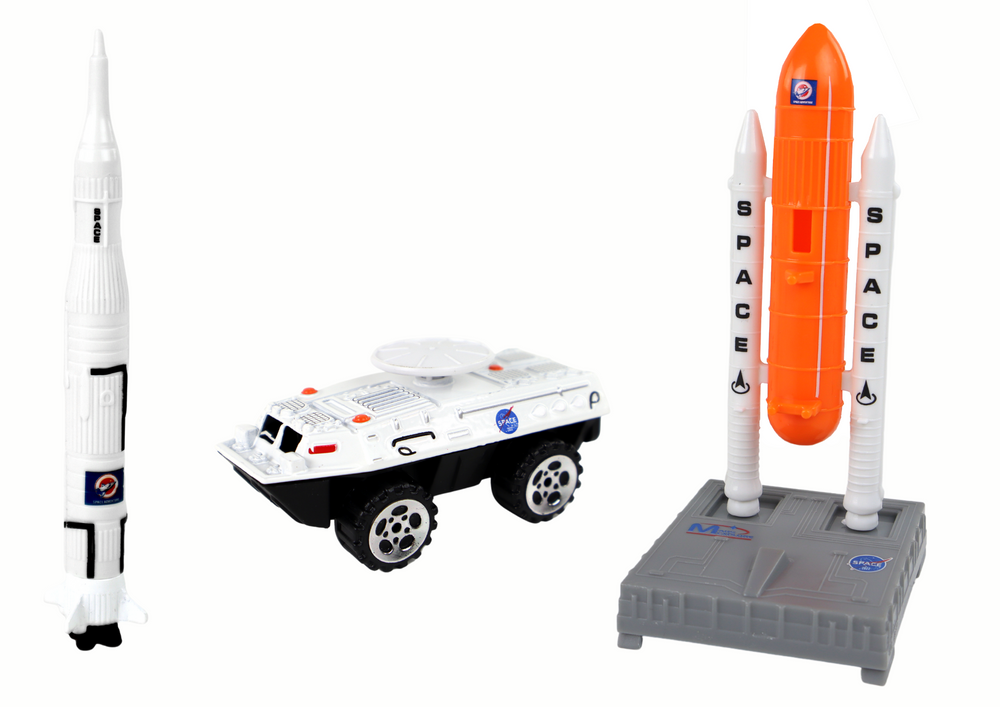 Set of Figures Space Truck Rocket 15 El.