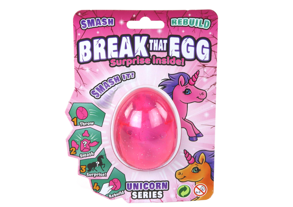 Cracking Magic Unicorn Egg Pink 6cm