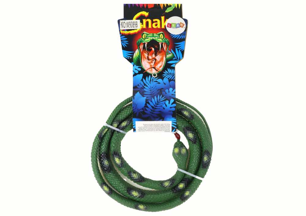 Artificial Rubber Coral Snake Green PVC