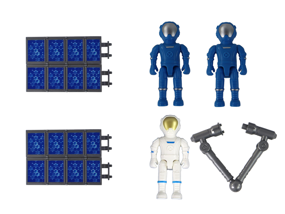 Space Mission Space Set Rocket Cosmonaut Space 20 pcs.