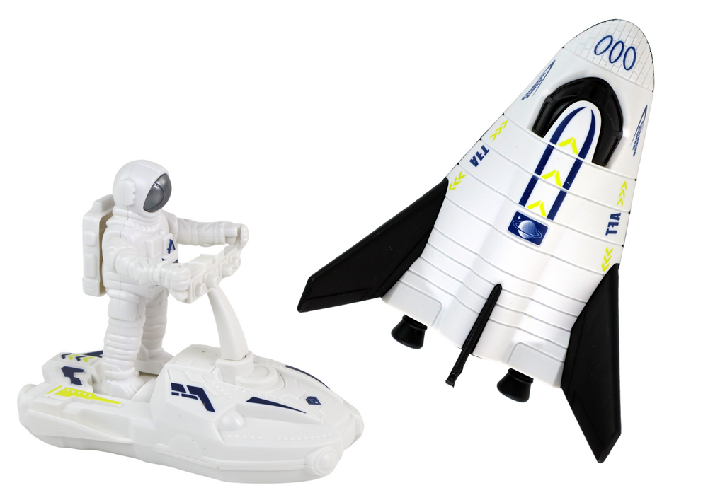 Space Mission Set Space Rocket Astronaut Spaceship 5 pcs