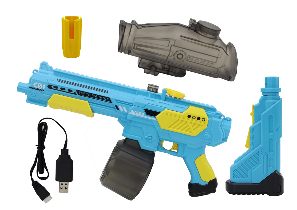 Blue Automatic M416 Cordless Water Gun Rifle