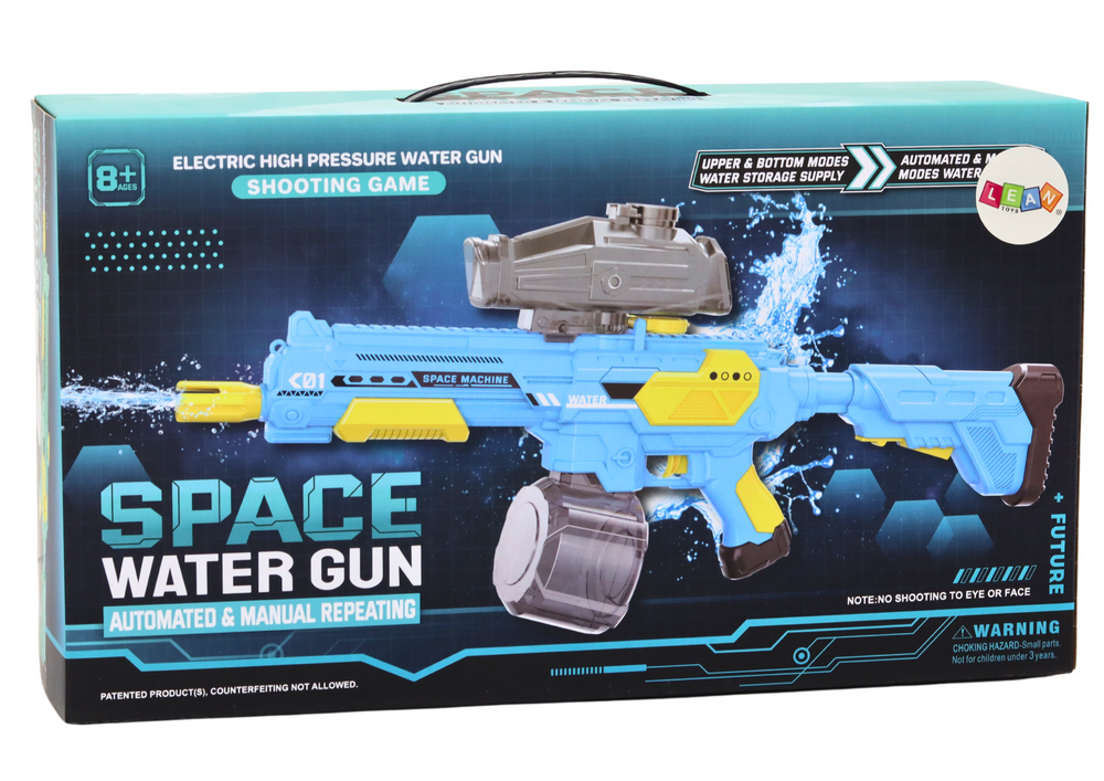 Blue Automatic M416 Cordless Water Gun Rifle